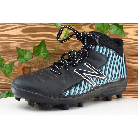New Balance Toddler Girls 13.5 Medium Black‎ Cleats Synthetic - Picture 1 of 7